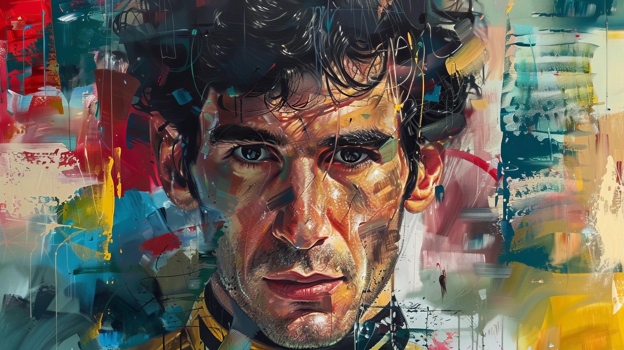Malowany Ayrton Senna