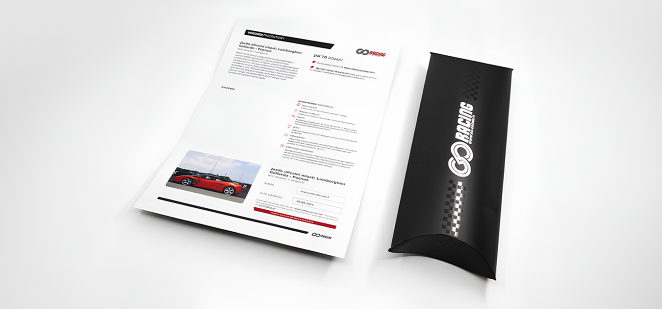 Kart podarunkowa Go-Racing